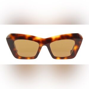 Loewe Cat Eye tortoise sunglasses.